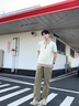 JEEP SPIRIT工裝褲男2025新款彎刀褲男士春夏季薄款美式?jīng)_鋒褲直筒休閑褲子男 灰綠色  常規 L 曬單實(shí)拍圖
