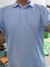 杉杉【100%棉】純棉短袖POLO衫男士夏季商務(wù)休閑長絨棉白小T恤男工裝 曬單實拍圖
