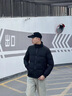 啄木鳥棉服男2025秋冬新款潮流百搭立領棉衣外套男加厚保暖男士休閑棉襖 MY1912黑色 M 建議90-105斤 曬單實拍圖
