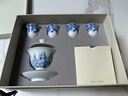 陶溪川新中式景德鎮(zhèn)陶瓷功夫茶具套裝家用客廳辦公會(huì)客蓋碗茶杯公道整套 深林物語(yǔ)6頭茶具套裝 曬單實(shí)拍圖