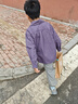 咕嚕日記【特價(jià)斷碼清倉45元起】男女童長(cháng)袖T恤衛衣襯衫年貨節反季大合集3 紫色 PQCS2401 130 曬單實(shí)拍圖