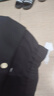 花花公子【兩件裝】冰絲休閑褲男夏季新款薄款工裝男褲寬松直筒修身長褲子 1020黑色+黑色 33 【腰圍=2尺5】（150-160斤穿） 曬單實(shí)拍圖
