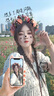 頂妃（DING FEI）夏季仿真花環(huán)絹花朵森女系發(fā)箍女新娘超仙兒童旅游舞蹈花環(huán)頭飾 HH001玫瑰花 A23-305 曬單實(shí)拍圖