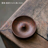 繁夏北美黑胡桃木實(shí)木線(xiàn)香家用香插手工茶道圓形香爐香底座沉香盤(pán)托 曬單實(shí)拍圖