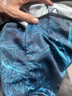CTRLEND游泳防曬面罩全臉騎行頭套臉基尼潛水帽子泳帽防水母男女款沙灘帽 藍色楓葉 均碼（適合頭圍52-58） 曬單實(shí)拍圖