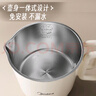 美的（Midea）第二代便攜式折疊燒水杯電熱水壺 旅行出差學(xué)生 泡面杯小容量迷你一體無縫內(nèi)膽 0.7升 SH07S104 曬單實(shí)拍圖