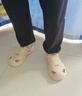 七色紡夏季男士洞洞鞋大碼戶外穿休閑透氣醫(yī)護(hù)防滑不臭腳厚底沙灘涼拖鞋 卡其 40-41 【京東直達(dá)更好服務(wù)】 曬單實拍圖