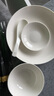 浩雅 釉下彩景德鎮(zhèn)陶瓷餐具家用碗碟餐具套裝飯碗盤子20頭純白 曬單實(shí)拍圖