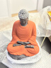 久造 中式大號紫砂如來佛祖釋迦牟尼佛像禪意擺件 創(chuàng)意家居飾品陶瓷工藝品客廳玄關(guān)茶室裝飾辦公室擺設(shè) 彩砂（蓮花底座）如來/PQZ 曬單實拍圖