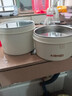 恩爾美（nRMEi）保溫飯盒上班族大容量可微波爐加熱便當(dāng)盒316食品級(jí)學(xué)生便攜餐盒 米白【可微波+保溫拎包】 2層 1L 贈(zèng)送餐具套裝丨升級(jí)抗菌316 曬單實(shí)拍圖