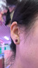 金石靈朱砂耳釘女士S925銀耳環(huán)耳飾送女友老婆生日紀念本命年生日禮物 曬單實拍圖