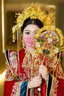【高檔楠竹扇架+禮盒禮袋包裝】送新娘閨蜜團扇結(jié)婚新娘高級成品diy手工自制材料包雙面喜扇扇子中國風(fēng)出嫁 喜扇+扇架+嵌入式禮盒【成品】 曬單實拍圖