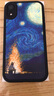 霸時(shí)代 適用 iPhoneXR手機殼蘋(píng)果XR保護套全包復古油畫(huà)軟殼小羊皮硅膠防摔外殼女男款黑色篝火星空 曬單實(shí)拍圖
