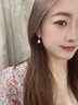 Jay 新款仿珍珠耳環(huán)女輕奢耳扣氣質(zhì)耳墜送閨蜜送女友生日禮物 耳環(huán)（京倉/就近發(fā)貨） 曬單實(shí)拍圖