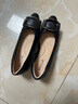 百麗氣質(zhì)時(shí)尚平跟鞋女百搭淑女單鞋A6Z1DAQ4 黑色 37 曬單實(shí)拍圖