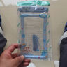 手機防水袋卡通氣囊可觸屏的防水手機袋溫泉泡澡海邊潛水可拍照漂流通用搭配卡通掛繩手機殼保護套 A級藍色開心貓【雙氣囊防水袋】 流沙氣囊丨超強防水 曬單實拍圖