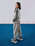adidas男女大童休閑舒適長(zhǎng)袖套裝兒童新款阿迪達(dá)斯官方輕運(yùn)動(dòng) 珍珠煙灰   140 曬單實(shí)拍圖