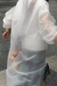 奧克云EVA材質(zhì)雨衣加厚加大成人非一次性輕便女士防暴雨戶外長(zhǎng)款一體全身透明2件獨(dú)立包裝AKY012201 曬單實(shí)拍圖