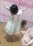 葉余女童夏裝連衣裙粉色新款寶寶公主裙兒童中大童時尚中長款裙子夏季 后背蝴蝶結(jié)連衣裙粉色(無包包) 110 建議身高100cm左右 曬單實拍圖