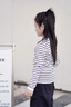 巴拉巴拉balaone童裝兒童毛衣女童2025新款春秋裝打底衫毛衫套頭 黑白色調(diào)00491 140 曬單實(shí)拍圖