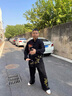 2025年秋季太極服男女刺繡龍?zhí)珮O拳八段錦練功服比賽演出練功服 黑色 XL （145-165斤） 曬單實拍圖