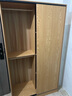 馨恒坊【包安裝】衣柜家用臥室出租房屋用小戶型推拉門簡易儲物兩門柜子 原木色 長100cm高180cm 曬單實拍圖
