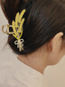 紀(jì)思梵麥穗發(fā)夾頭飾女高端發(fā)卡2025款抓夾夾子鯊魚夾后腦勺生日禮物禮盒 麥穗高檔發(fā)夾（禮盒裝） 曬單實(shí)拍圖
