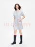 AIGLE【春夏新品】艾高COOLMAX涼感TENCEL天絲時(shí)尚女士連衣裙 淺粉藍(lán) BM831 36 (160/84A) 曬單實(shí)拍圖