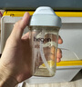 HEGEN海格恩吸管杯1-3歲330ml兒童PPSU多功能學(xué)飲杯直飲喝水杯灰色 曬單實拍圖