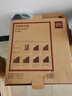 得力（deli）三聯(lián)金屬桌面文件框欄書(shū)立架 辦公室桌面檔案收納盒多層資料架子網(wǎng)狀鏤空文件置物架 黑色9197 曬單實(shí)拍圖