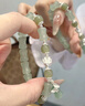 傾愛925銀手鏈女中式和田玉手串竹節(jié)蓮花轉運珠銀首飾生日禮物送女友 曬單實拍圖
