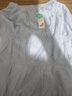 茵曼（INMAN）法式萊賽爾褶皺半身裙2025夏季女裝新款松緊腰a字寬松裙子  海云藍(lán) XL 曬單實(shí)拍圖