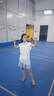 優(yōu)優(yōu)1點(diǎn)（Yoyo one）女童羽毛球套裝速干運(yùn)動服兒童冰絲涼感短袖大童百褶裙子網(wǎng)球訓(xùn)練 6125白藍(lán)+19027白色 130 130cm 曬單實(shí)拍圖