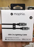 Mophie摩爾菲PD快充數據線(xiàn) 適用于iPhone13蘋(píng)果14pro手機充電USB-C to Lightning 蘋(píng)果MFI認證 1m 黑 曬單實(shí)拍圖