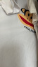 大嘴猴（paul frank）童裝短袖T恤2025夏款中大童舒適透氣印花純棉時(shí)尚男女童衣服 435F米白 140 曬單實(shí)拍圖