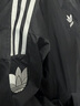 adidas情侶款復(fù)古風梭織立領(lǐng)夾克外套男女阿迪達斯官方三葉草 深灰 S 曬單實拍圖