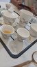 豹霖德化羊脂玉茶具功夫套裝中式輕奢茶盞茶杯辦公室白瓷茶壺蓋碗套組 10頭羊脂玉-蓋碗-富竹人生 無規(guī)格 曬單實拍圖