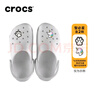 卡駱馳crocs經(jīng)典洞洞鞋兒童鞋戶(hù)外休閑鞋涼鞋/206991/206990 骨白色-2Y2(含智必星) 29 (175mm) 曬單實(shí)拍圖