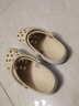 crocs卡駱馳洞洞鞋貝雅卡駱班輕便耐磨一腳蹬休閑鞋|205089 冬日白/彩色-1LI 39 (240mm) 曬單實拍圖