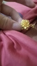 哪吒新款鍍金色百合花項鏈女沙金經(jīng)典花朵吊墜氣質(zhì)鎖骨鏈子 金色百合花項鏈-1條 曬單實拍圖