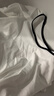 茵曼（INMAN）簡(jiǎn)約通勤顯瘦別致法式撞色桃心領(lǐng)短袖T恤女F18314|434 米白色 S  曬單實(shí)拍圖