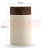 叁旬靜雅茶葉罐陶瓷家用精品小號儲茶罐創(chuàng)意高檔擺件防潮密封罐子 靜雅茶葉罐【奶黃釉】 曬單實拍圖