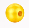 菜百首飾 菜百傳世系列 黃金轉(zhuǎn)運珠 足金古法轉(zhuǎn)運珠磨砂素珠  計價 GF 黃金轉(zhuǎn)運珠 約0.26g 曬單實拍圖