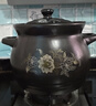 砂鍋煲湯家用陶瓷煲耐高溫明火燃氣灶燉鍋湯鍋煲仔飯煤氣灶專用 保溫養(yǎng)生煲 5.5L 曬單實拍圖