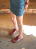 Onitsuka Tiger鬼塚虎新款德訓(xùn)鞋男女鞋 復(fù)古酒紅色休閑板鞋TOKUTEN 1183B938 酒紅色 36 曬單實(shí)拍圖