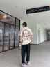 馬克華菲休閑褲男士美式潮牌寬松工裝褲夏季新款直筒運動抽繩傘兵褲子男 2808卡其色 XL 曬單實拍圖
