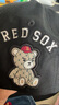 MLB帽子男女棒球帽成人兒童硬頂刺繡皺眉熊25新款7ACPC054N-43BKS-F3 曬單實(shí)拍圖