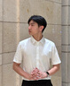 啄木鳥短袖襯衫男免燙抗皺四季款男士長(zhǎng)袖工裝白襯衣商務(wù)休閑職業(yè)男裝 白色有口袋【短】 XL 曬單實(shí)拍圖