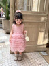 G.DUCKKIDS小黃鴨童裝女童連衣裙夏季公主裙兒童裙子生日禮服夏款蓬蓬裙紗裙 粉色asoiaci 90 尺碼建議1~2歲cm 曬單實拍圖
