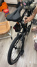 大行（DAHON）折疊自行車20英寸8級(jí)變速經(jīng)典P8單車KBC083 黑色經(jīng)典版-京倉 曬單實(shí)拍圖
